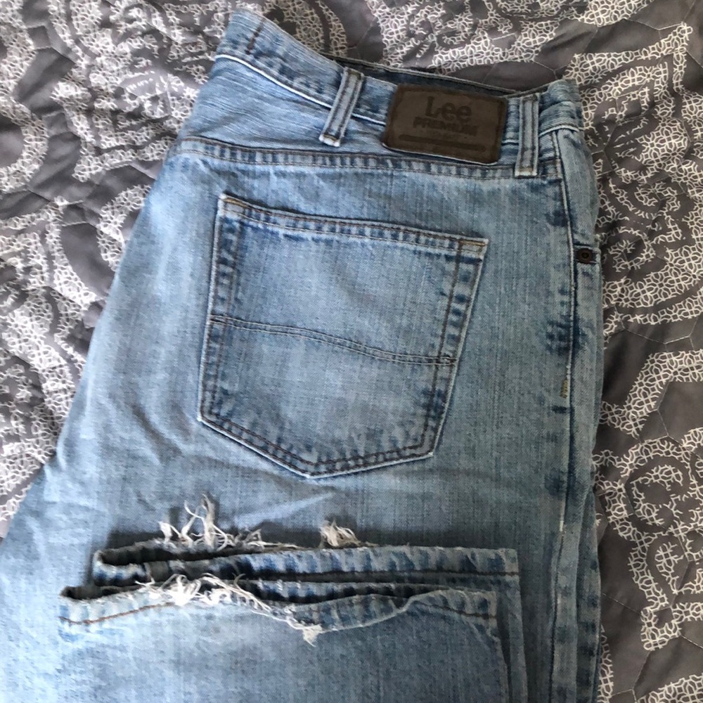 Lee Premium Select Denim Jean Relaxed Straight Leg 38X34